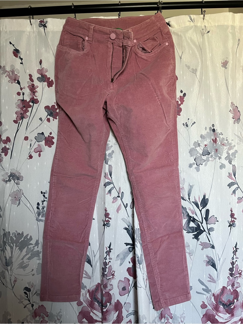 Corduroy Stretchy Pink Skinny Jeans/Jeggings